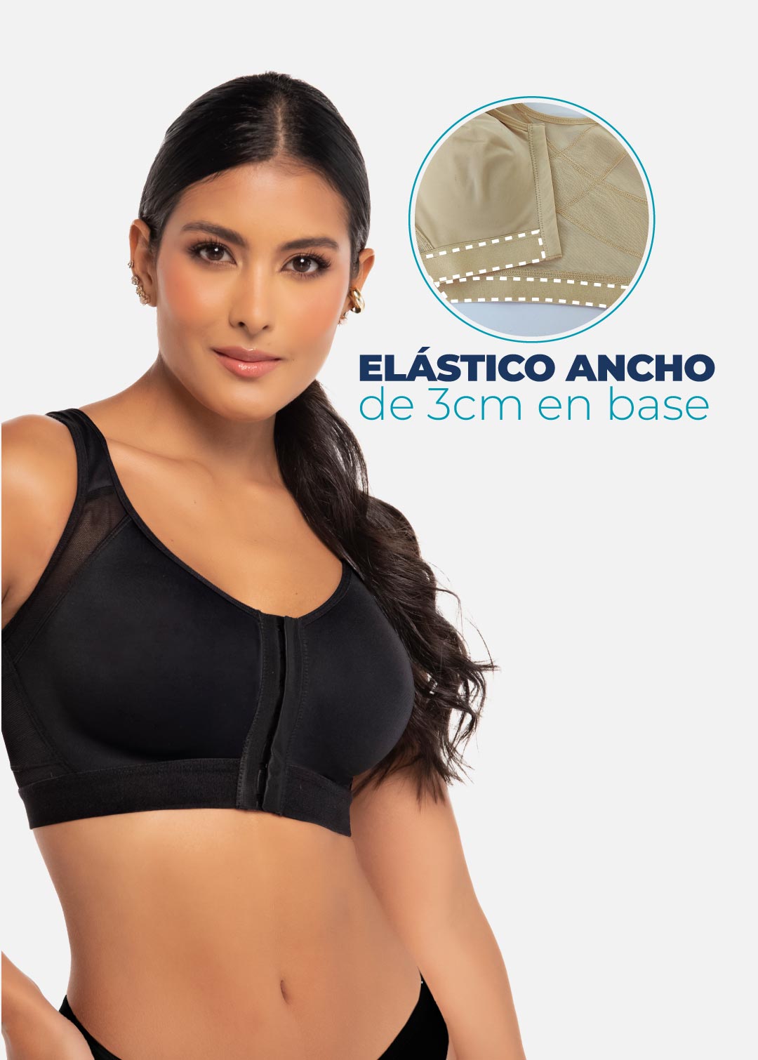 Brasier moldeador de postura multifuncional 7511
