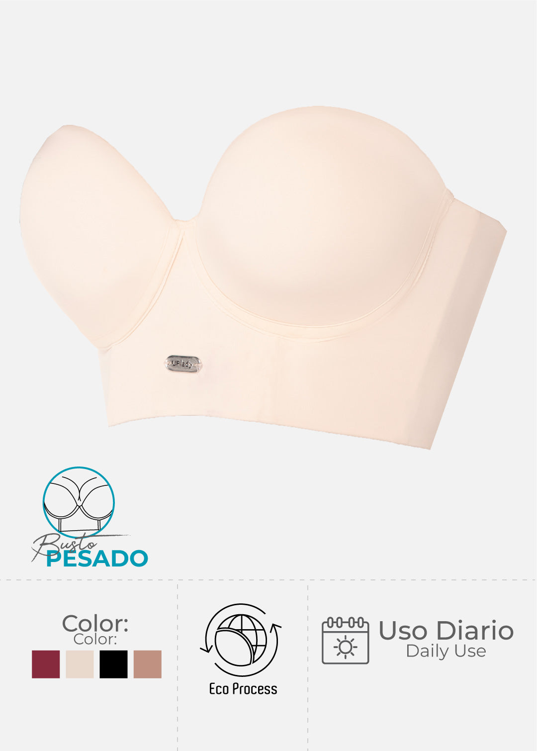 Brasier Strapless Tipo Bustier 8040