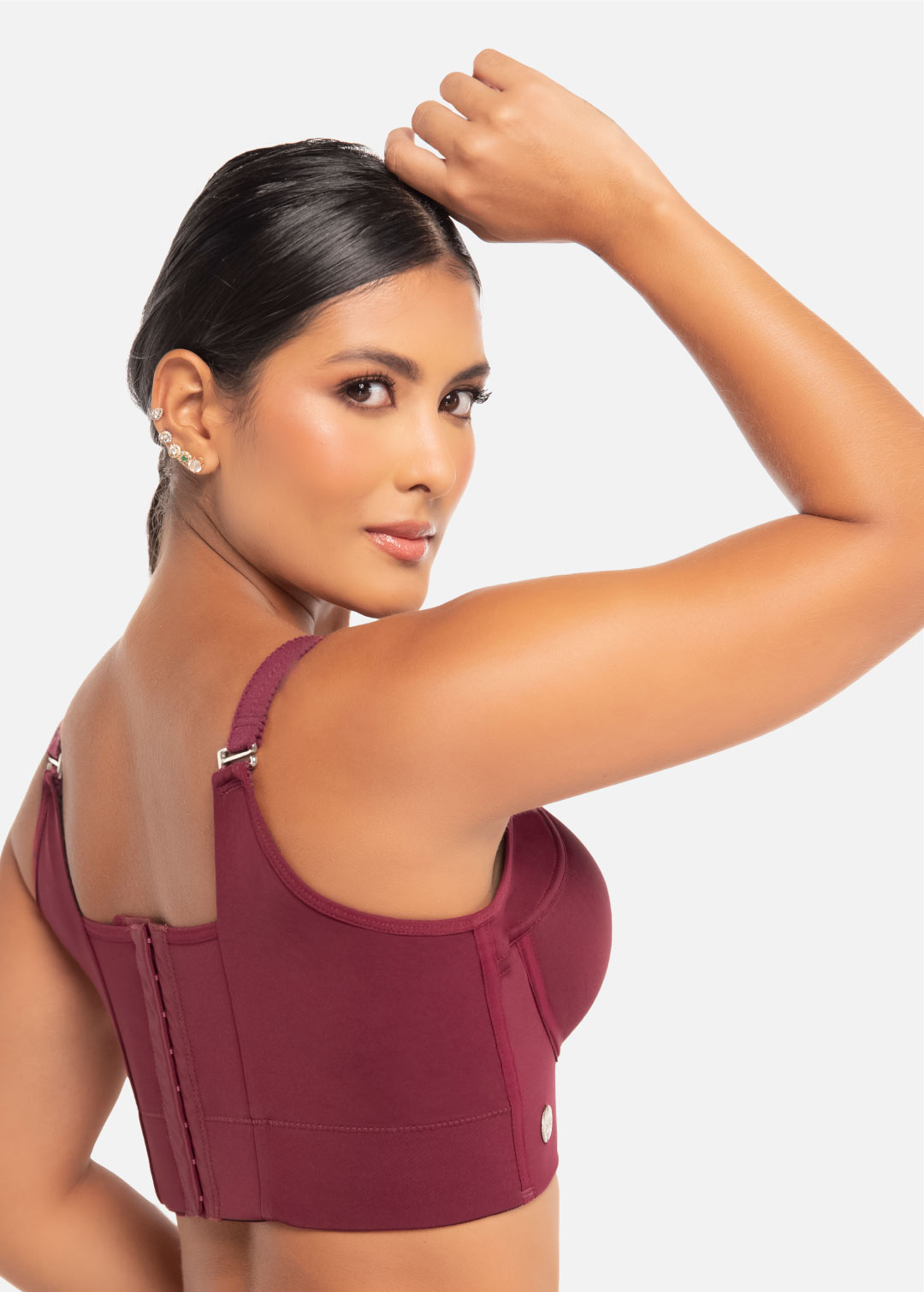 Brasier Plus Size De Realce Medio Y Cubrimiento Alto 8532