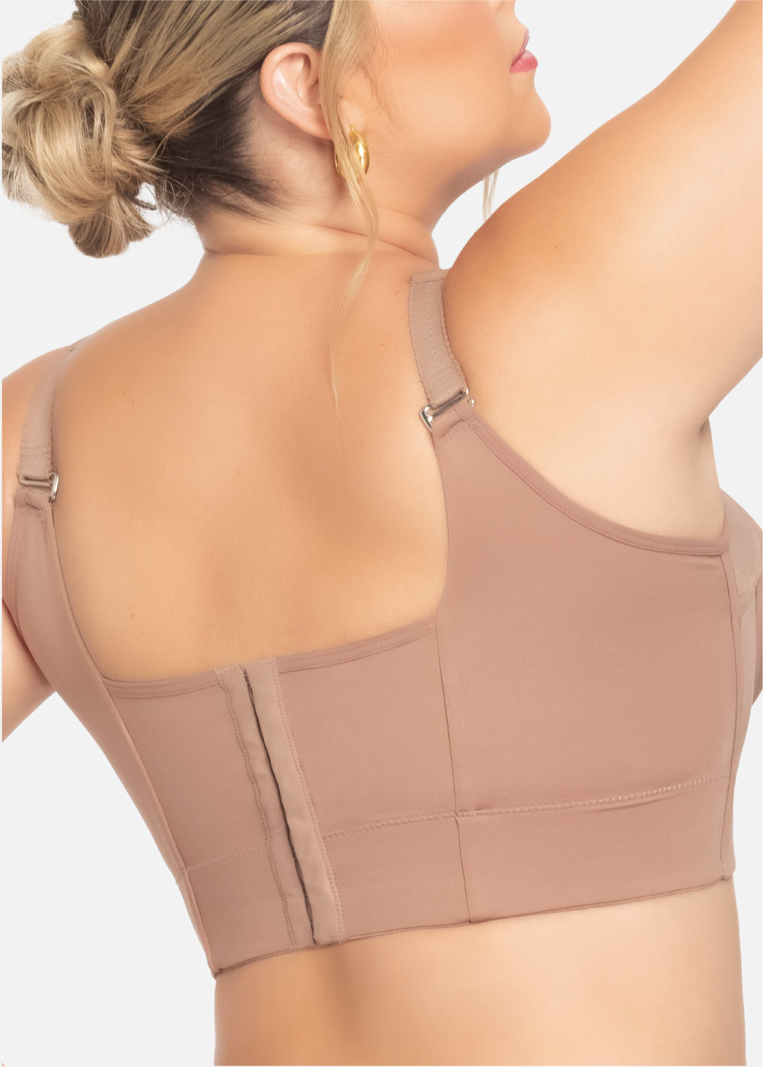 Brasier Plus Size De Realce Medio Y Cubrimiento Alto 8532