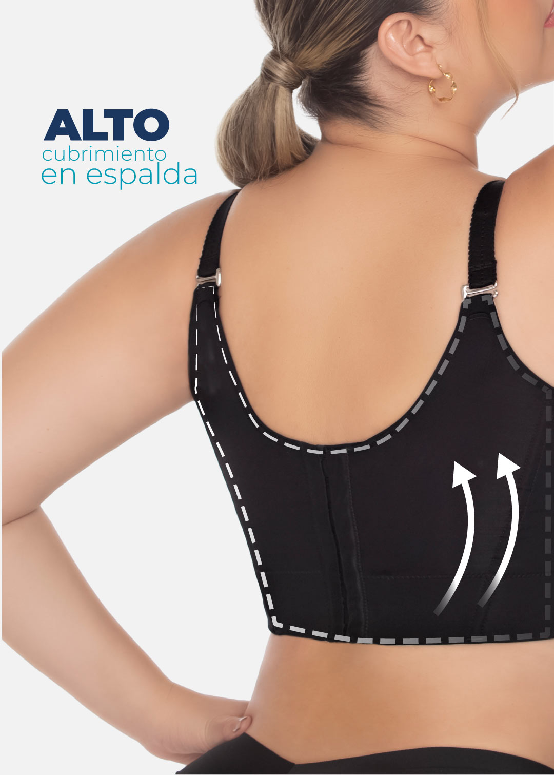 Brasier plus size de excelente cubrimiento 8546
