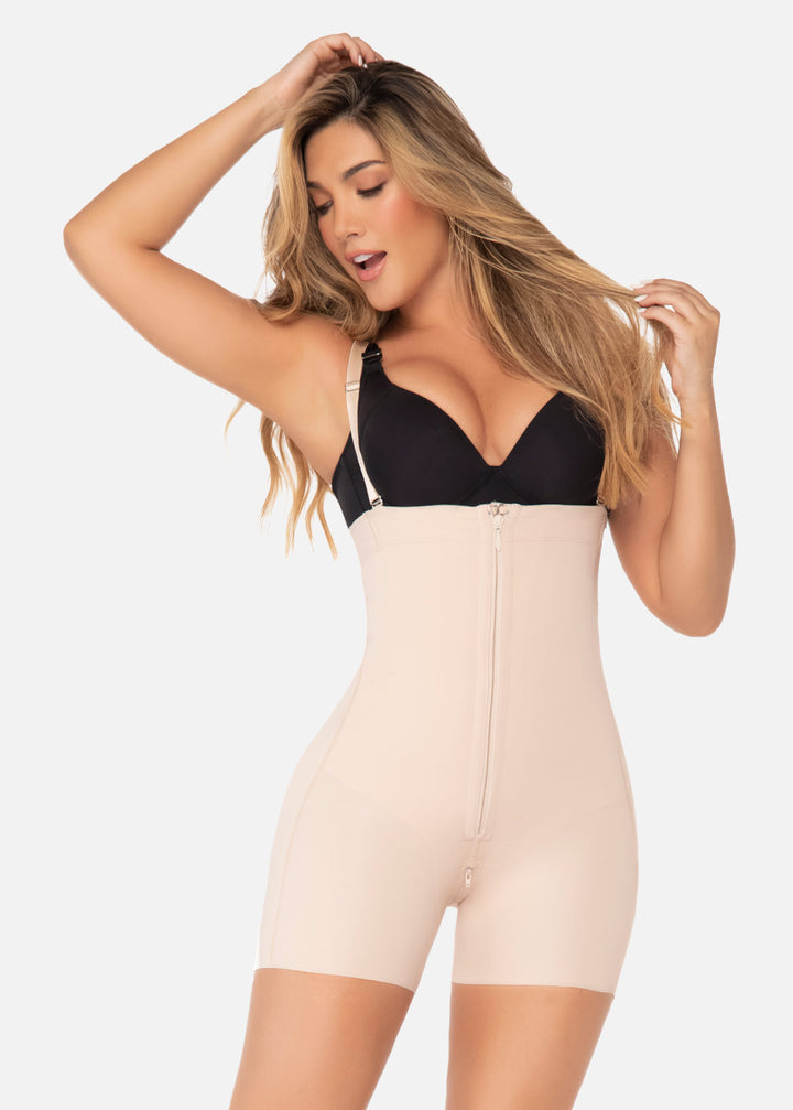 Faja strapless media pierna 6249
