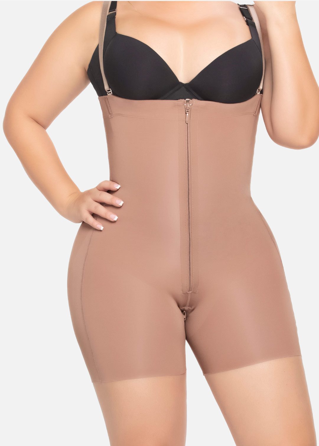 Faja strapless media pierna 6249