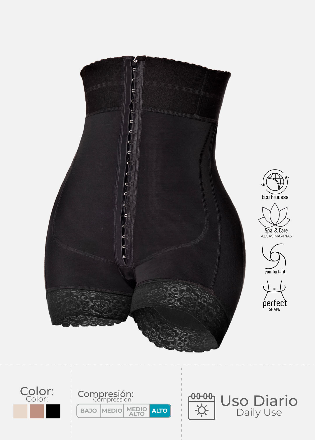 Faja corta strapless 6218