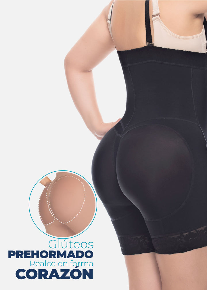Faja strapless media pierna 6245