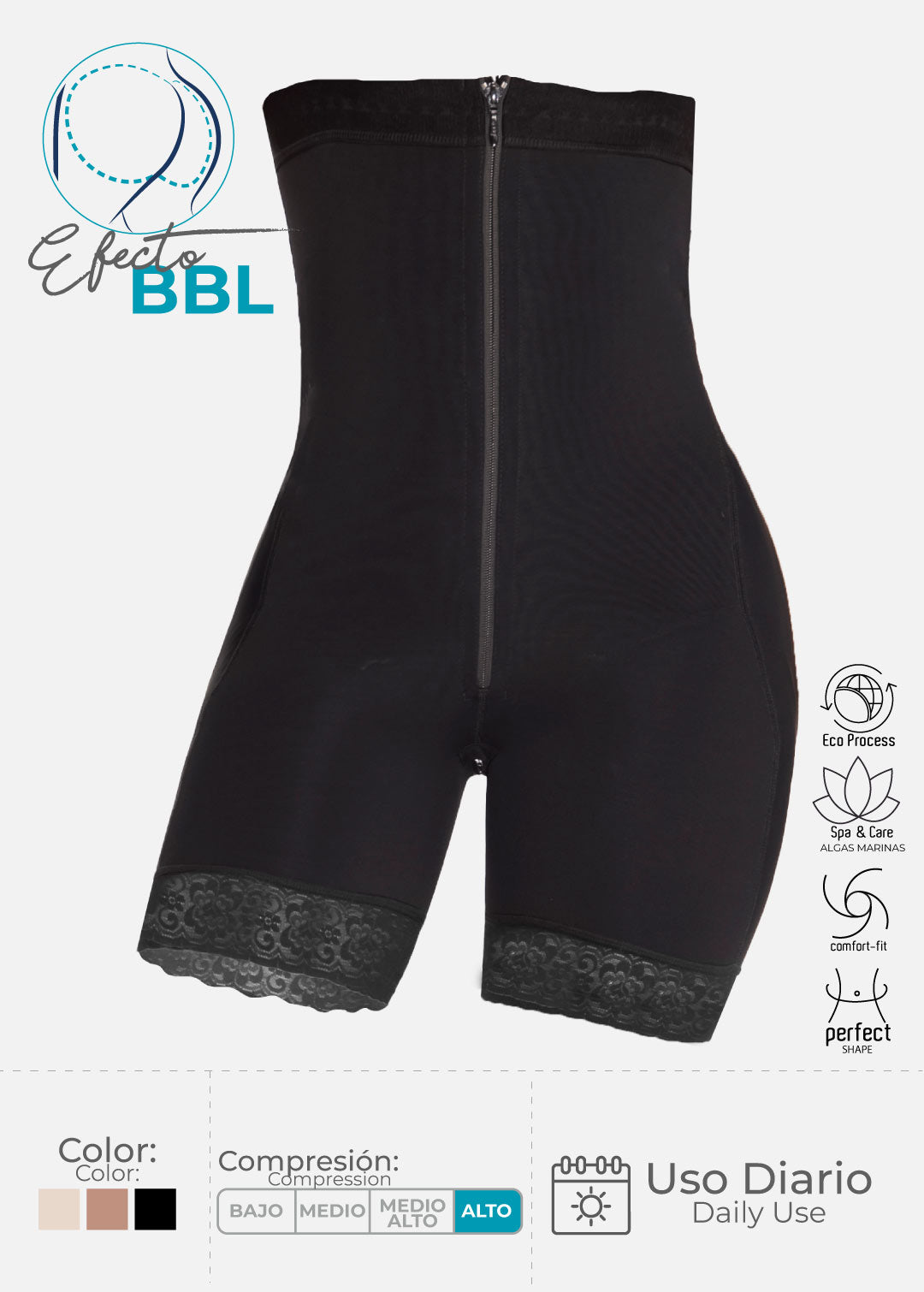 Faja BBL strapless efecto cinturilla 6269