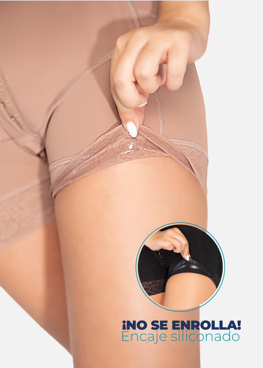 Faja cuerpo de guitarra con senos libres 6190