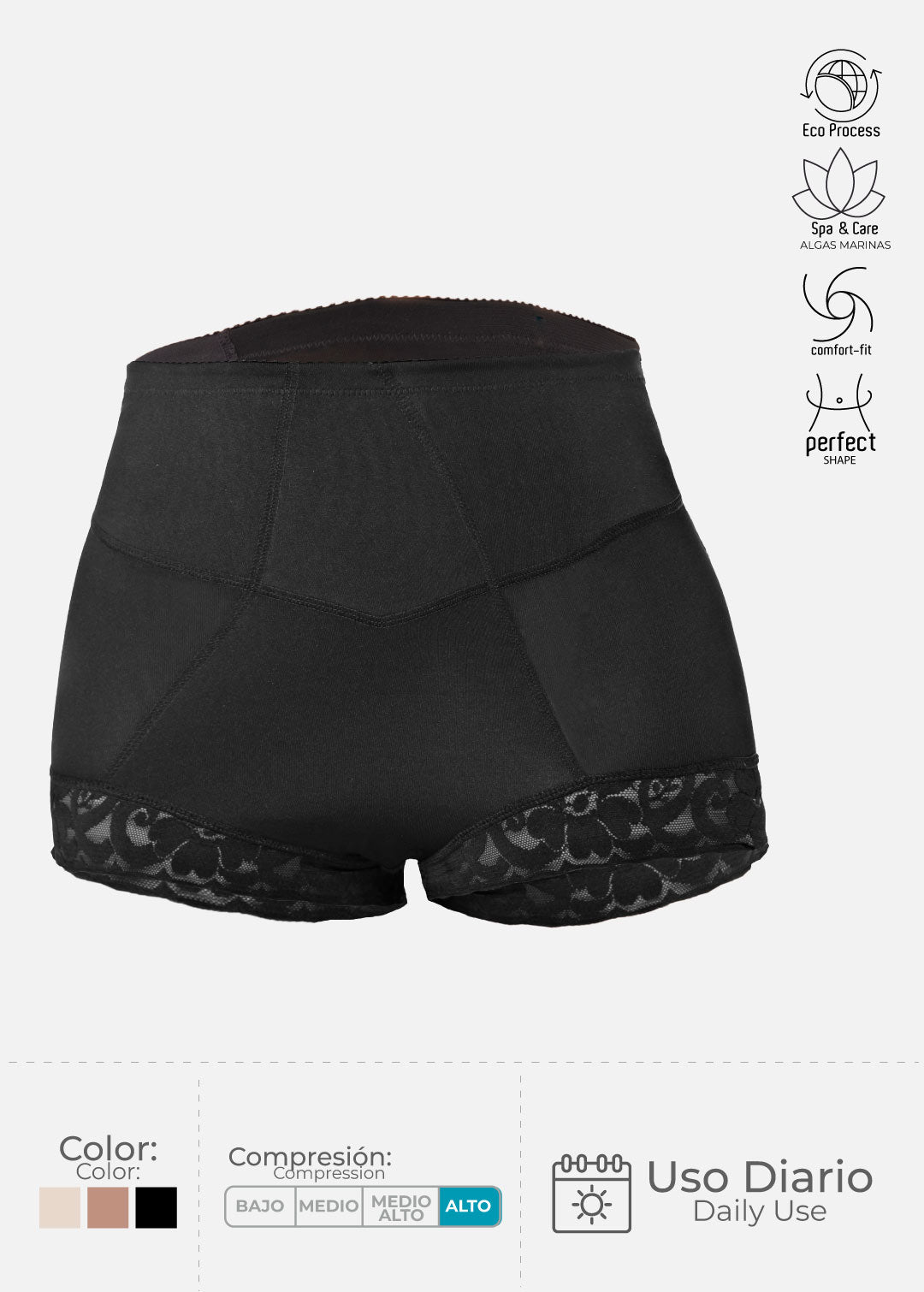 Panty Con Relleno Que Realza El Volumen De Gluteos Discretamente 6056