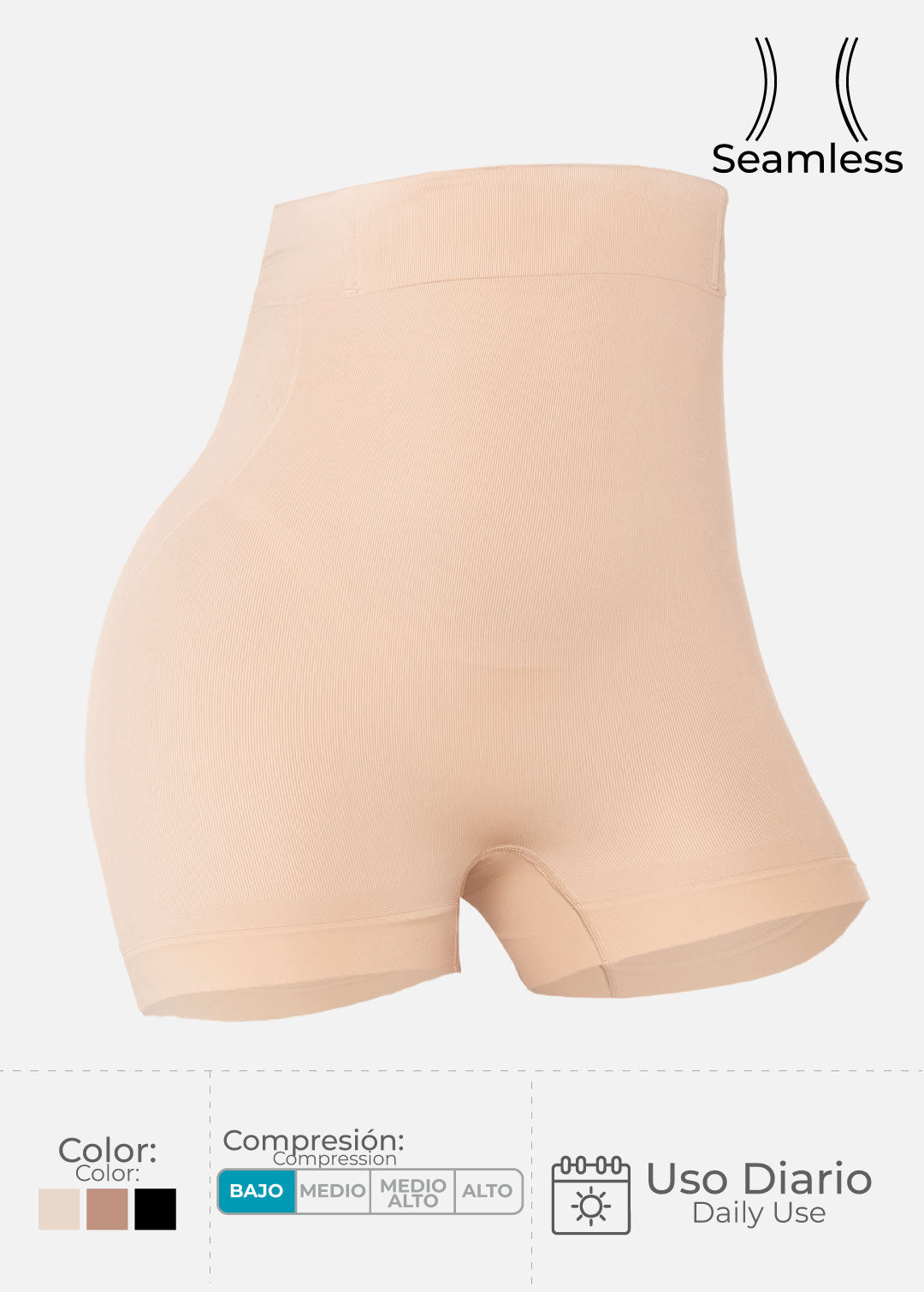 Seamless strapless corta 201