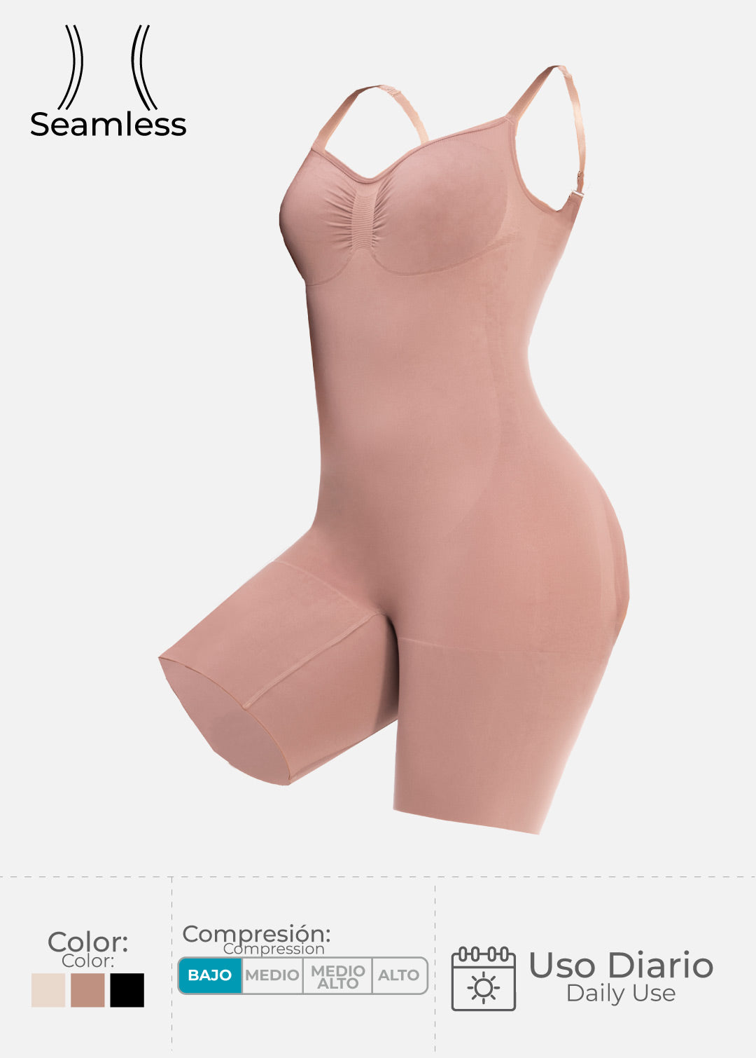 Seamless enteriza 304