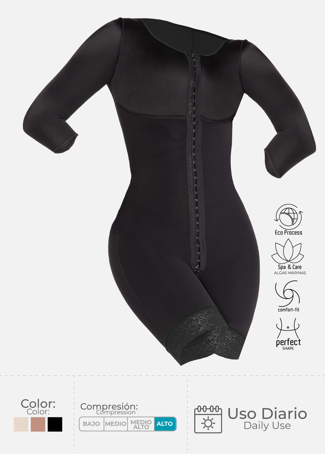 Faja con brasier 6276