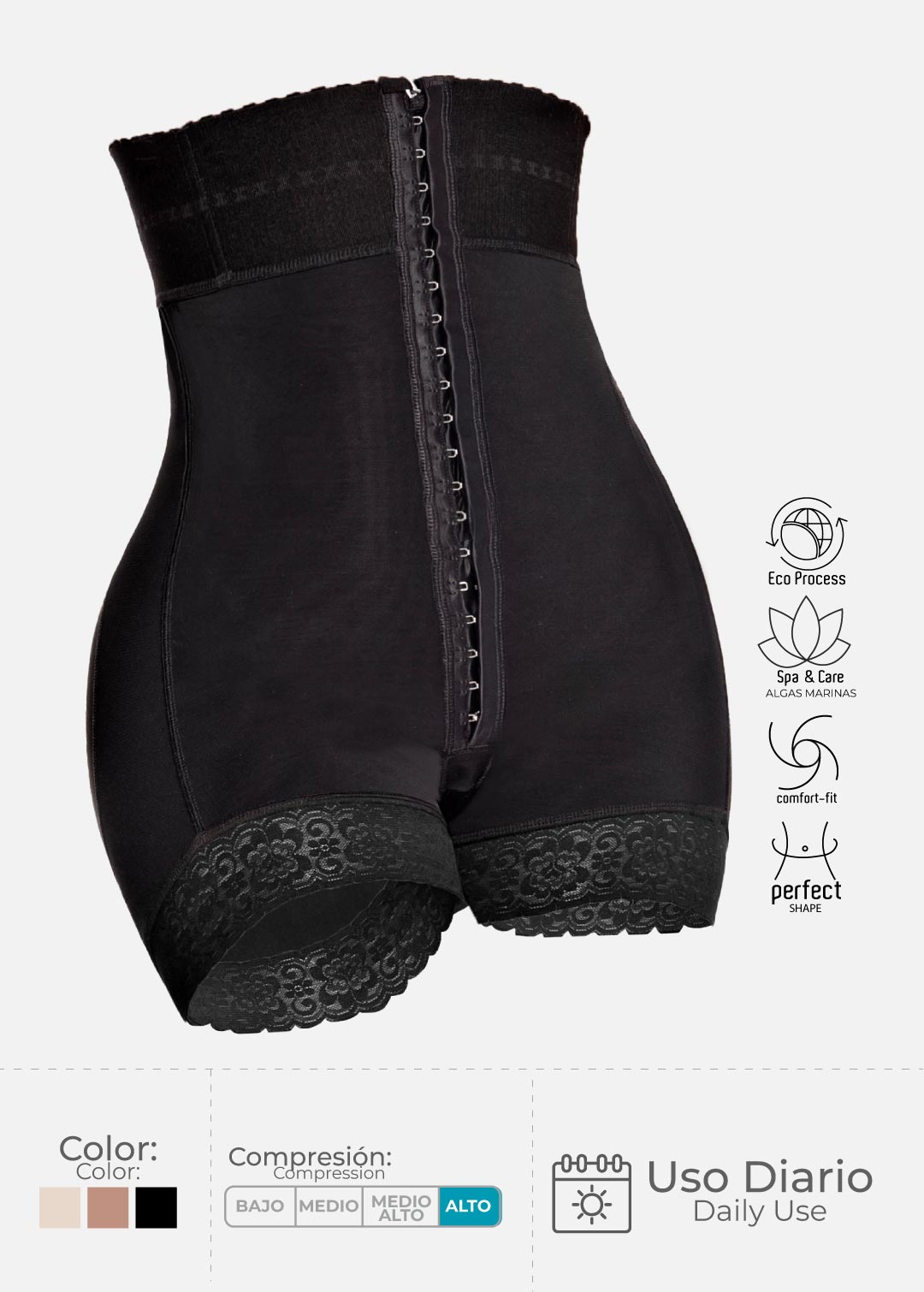 Faja cuerpo de guitarra strapless 6204