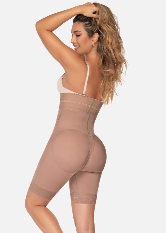 Faja strapless media pierna 6217